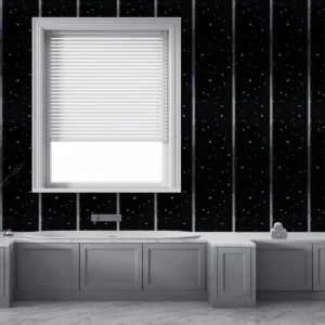Black Sparkle Silver 2 Strip Wall Panels, view 3