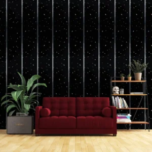 Black Sparkle Silver 2 Strip Wall Panels, view 5