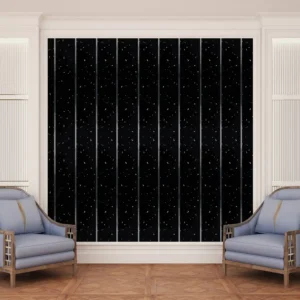 Black Sparkle Silver 2 Strip Wall Panels, view 2