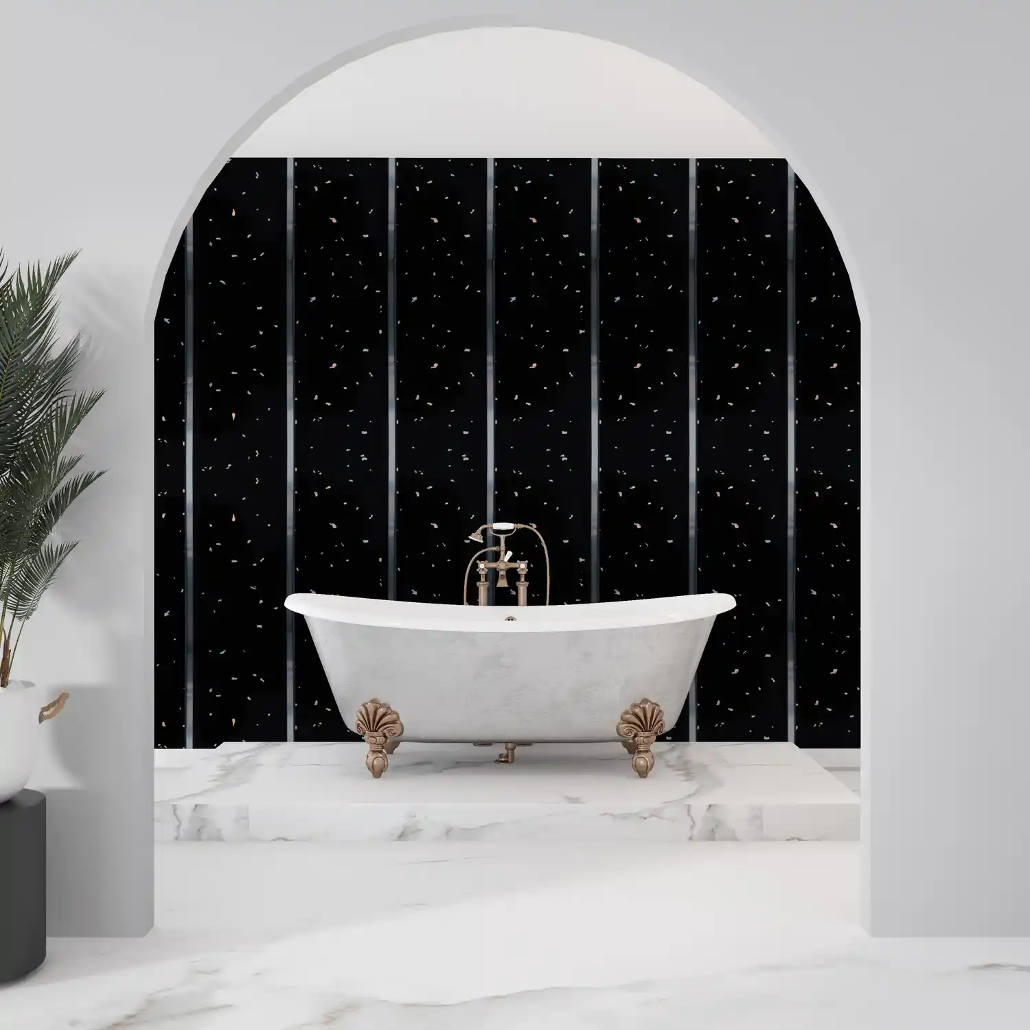 Black Sparkle 2 Strip