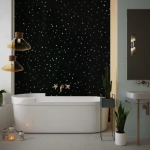 Black Sparkle Wall Panels, view 1