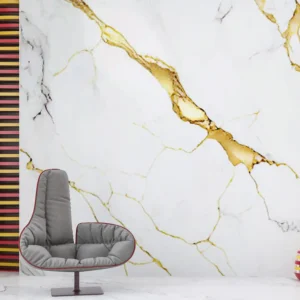 Gold White Marble Wall Panels, view 6