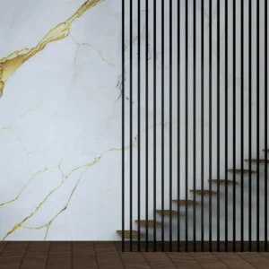 Gold White Marble Wall Panels, view 3