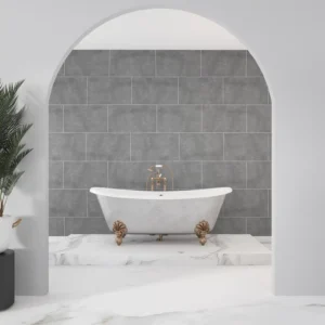 Grey Cut Line Wall Panels, view 1