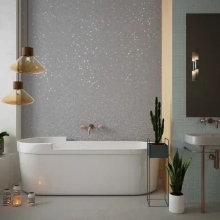 Grey Sparkle Wall Panels