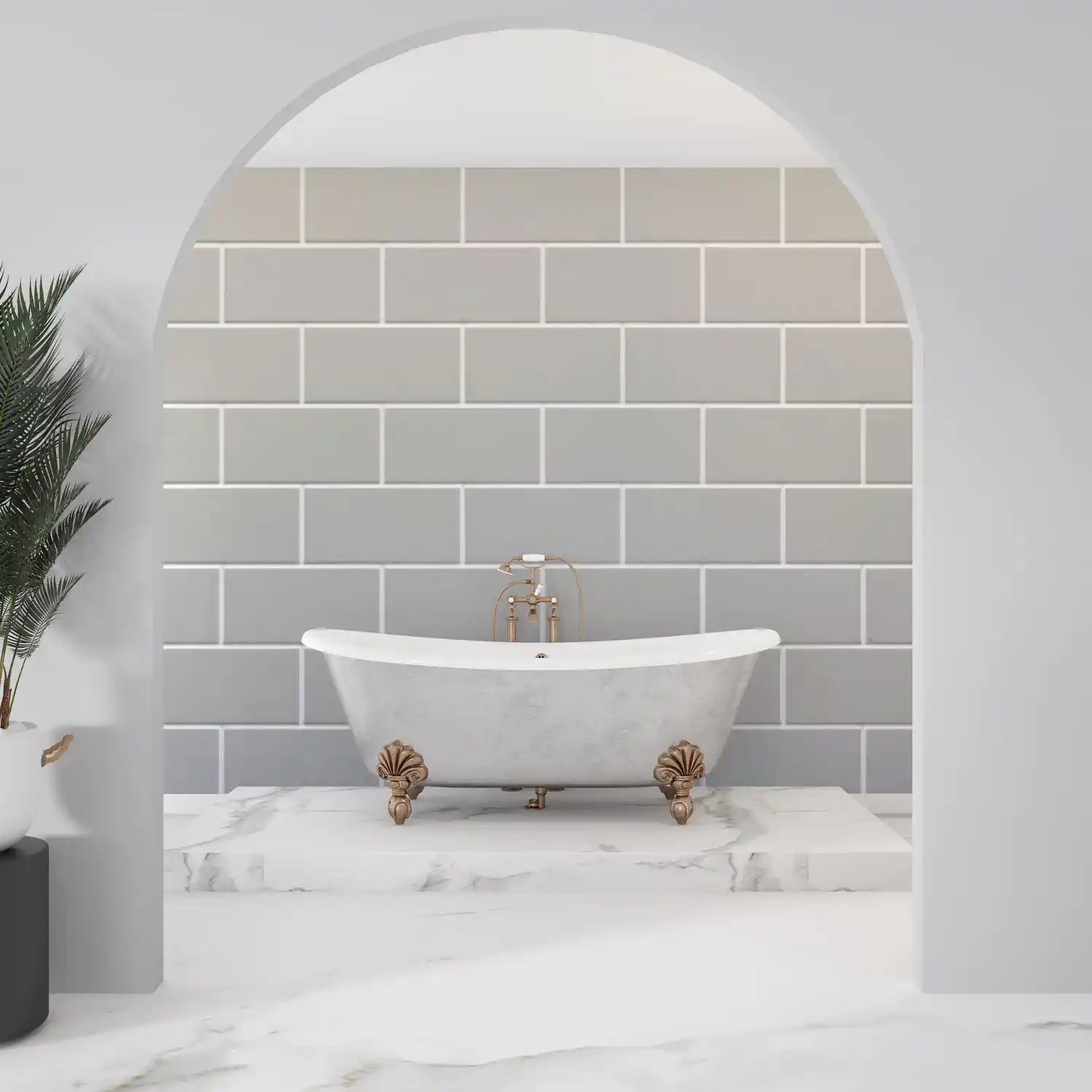Light Grey Metro Tile