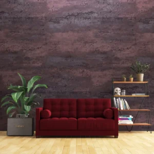 Red Metallic Wall Panels, view 1