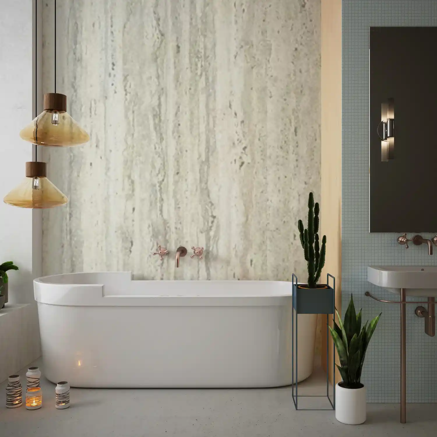 Silver Travertine