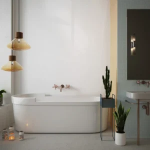 White Gloss Wet Wall Panels, view 1