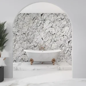 White Marble Wall Panels, view 1