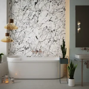White Marble Wall Panels, view 1