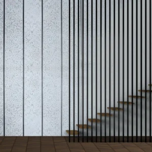White Sparkle Silver 2 Strip Wall Panels, view 3