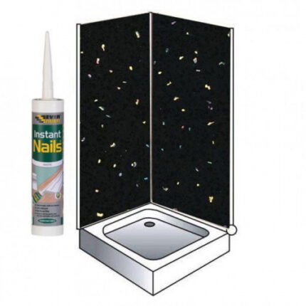 Luxury Black Sparkle Wall Panels