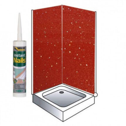 Luxury Red Sparkle Wall Panels Kit