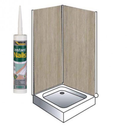 Travertine Matt Shower Wall Panels Kit