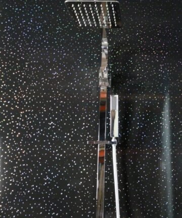 Black Sparkle Wet Wall Panels