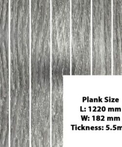 Dark Grey Oak Vinyl Flooring, view 2