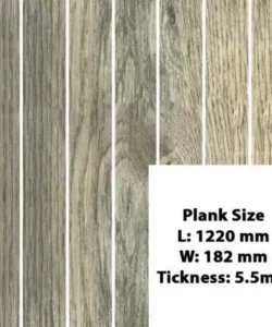 Frost Grey Oak Vinyl Flooring, view 2