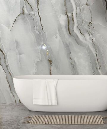 Gold Grey Marble Wall Panels