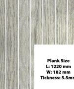 Light Grey Oak Vinyl Flooring