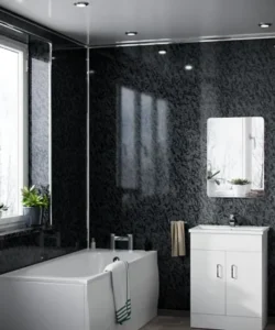 Pearlescent Black Wet Wall Panels, view 1