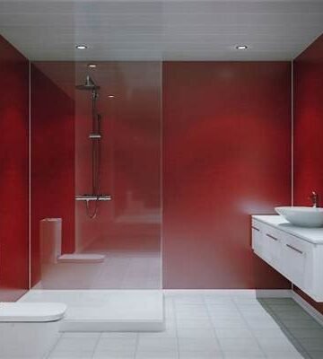 Red Pearl Wet Wall Panels