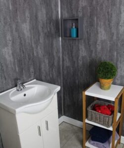 Retro Metallic Wet Wall Panels, view 1