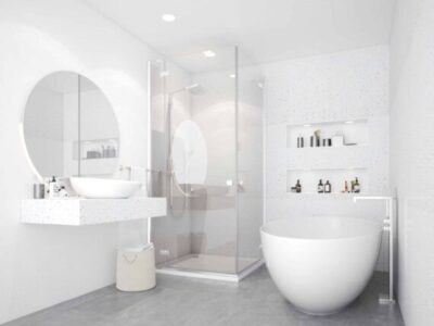 Arctic Sparkle PVC Wet Wall Panels, view 1