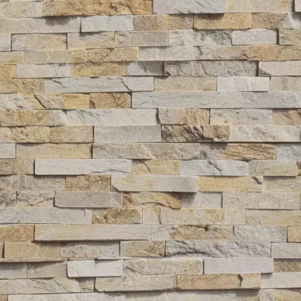 3D Beige Brick Gloss Panels