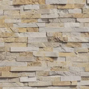 3D Beige Brick Matt Wall Panels, view 1